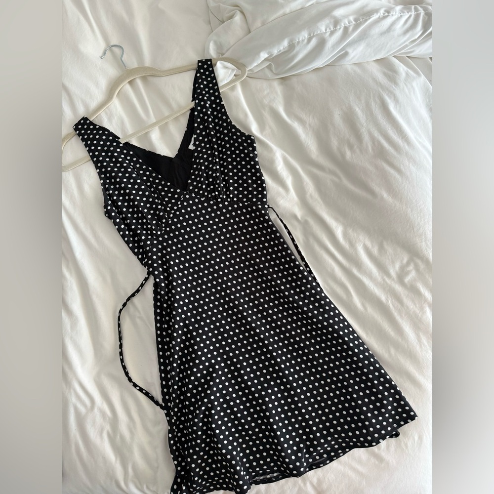 PRINCESS POLLY // Polka Dot Mini Dress
